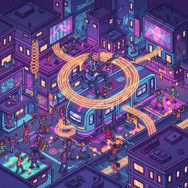 Groove City Run - Jabali AI Poster