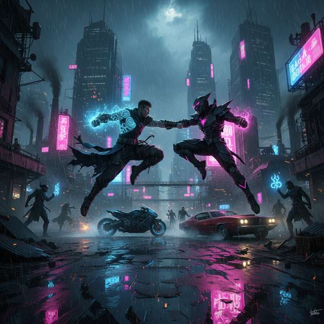 Relic Rumble: Urban Rivalry - Jabali AI Poster