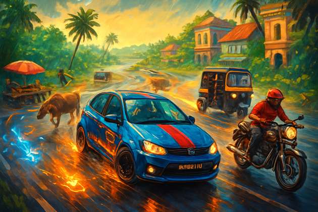 Kerala Road Rumble - Jabali AI Poster