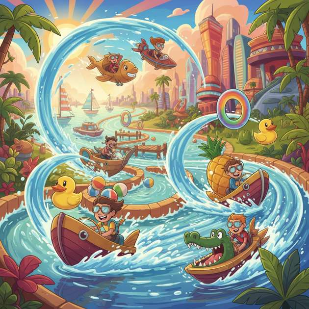 Turbo Tide Racers - Jabali AI Poster