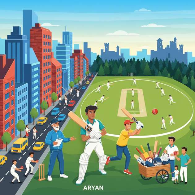 Urban Cricket Legends - Jabali AI Poster