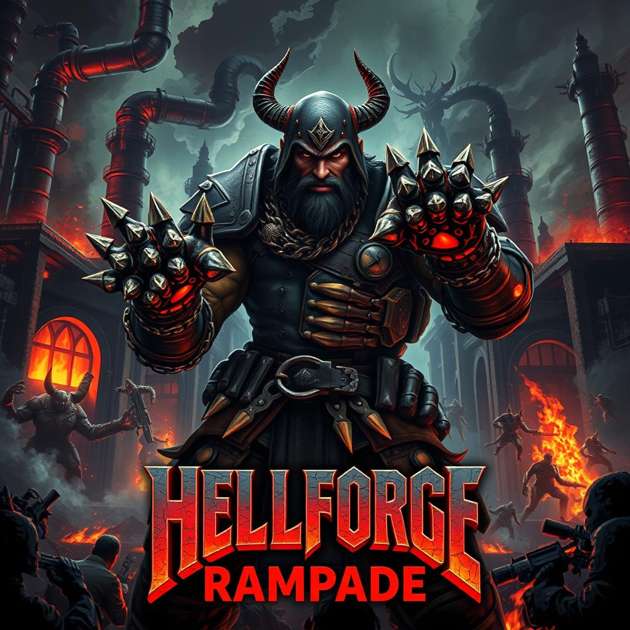 Hellforge Rampage - Jabali AI Poster