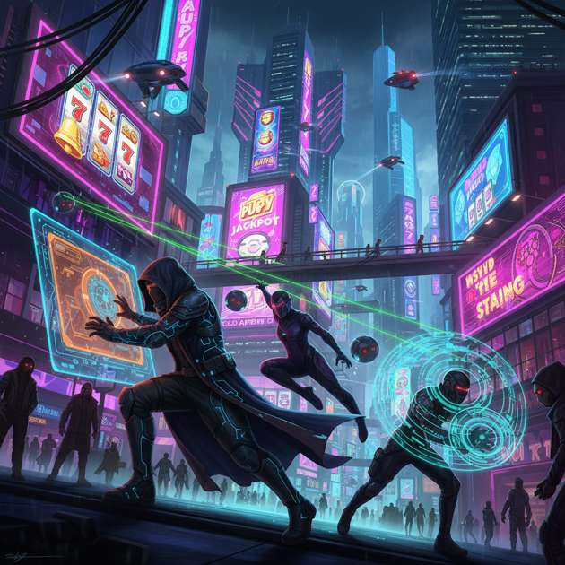 Neon Heist Reels - Jabali AI Poster