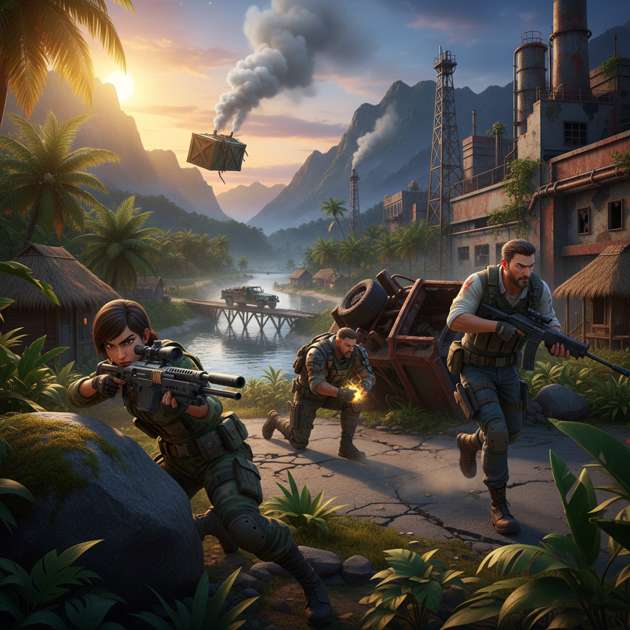 Island Rivals - Jabali AI Poster