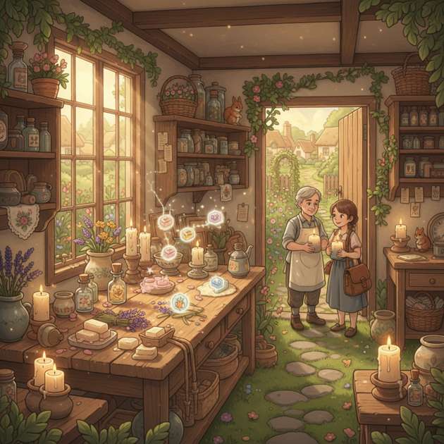 Sunlit Wick Workshop - Jabali AI Poster