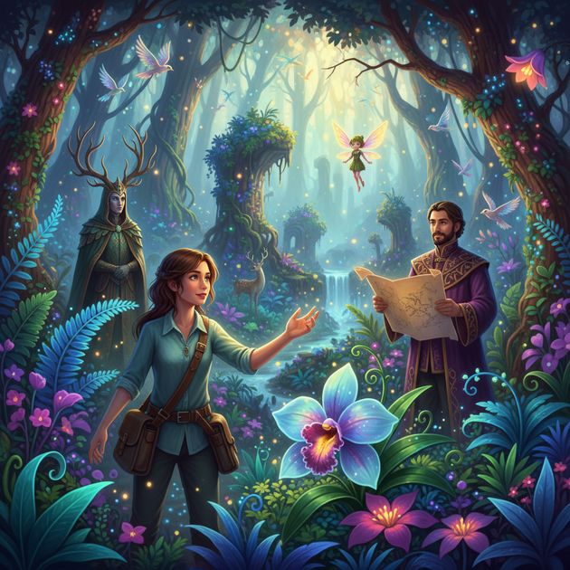 Orchid of Eternal Spring - Jabali AI Poster