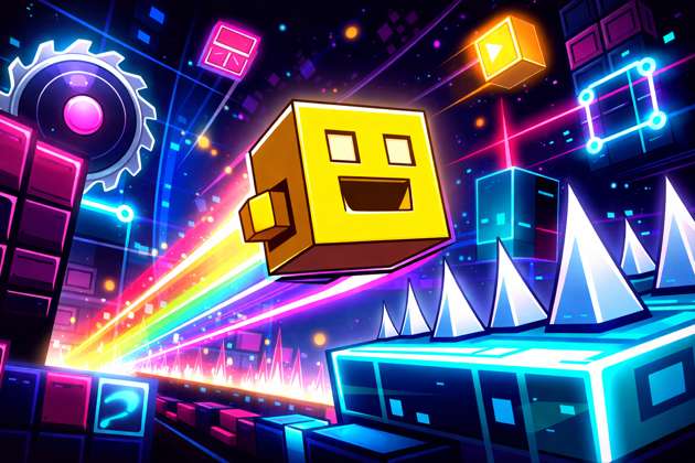 geometry dash - Jabali AI Poster