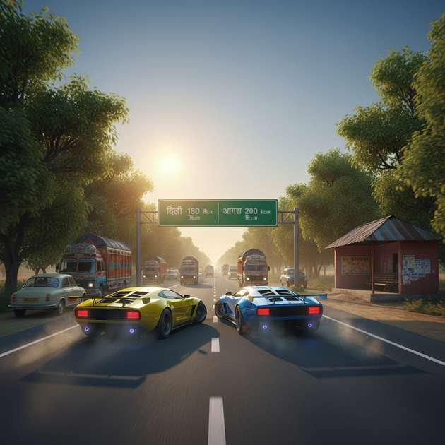 Rural Rumble: Road Clash - Jabali AI Poster