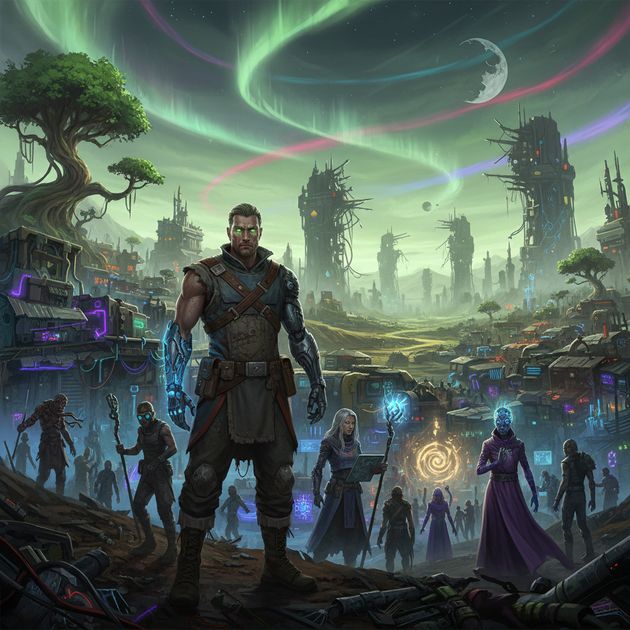 Wasteland Genesis - Jabali AI Poster