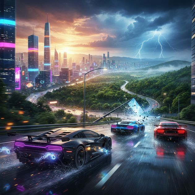 Turbo Outlaws - Jabali AI Poster