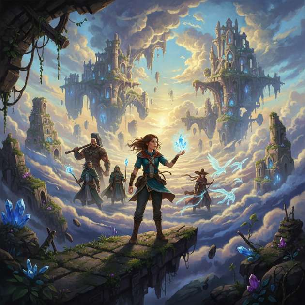 Skyforge Awakening - Jabali AI Poster
