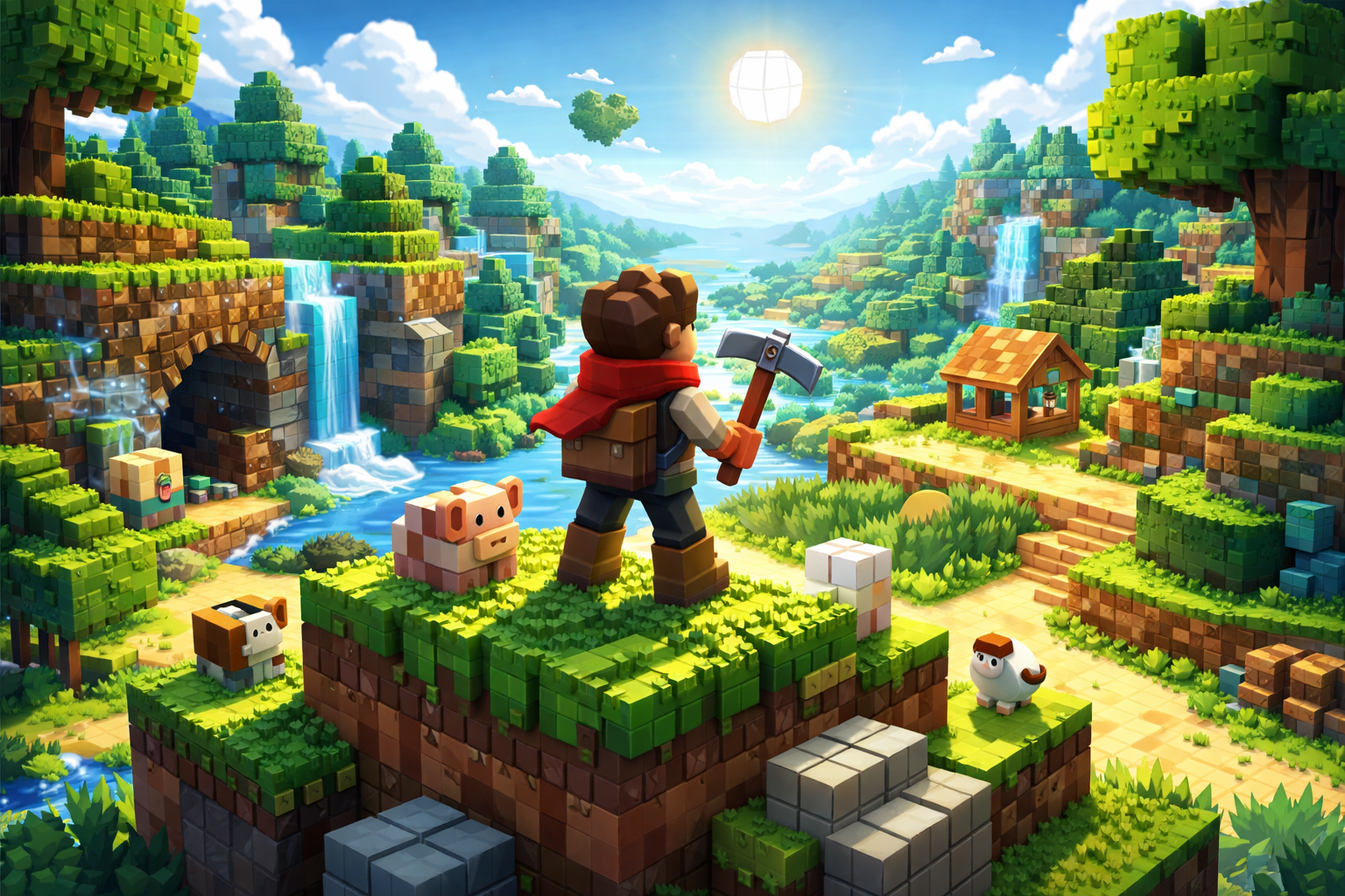 BlockCraft Adventures - Instant game by Jabali AI