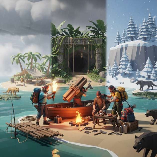 Island Escape - Jabali AI Poster
