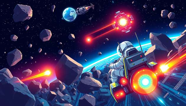 Astro Drift: Lunar Run - Jabali AI Poster