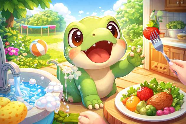Dino Tamagotchi 3D - Jabali AI Poster