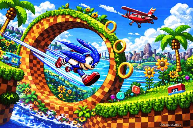 Sonic Rush Run - Jabali AI Poster
