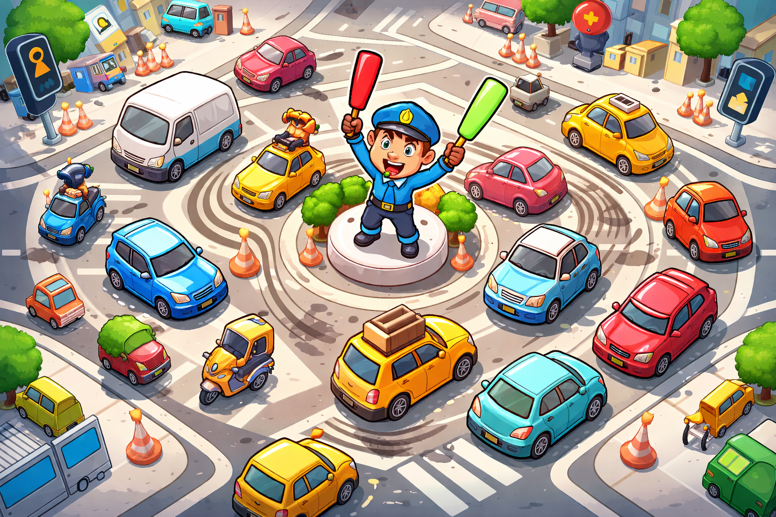 Gridlock Dash - Instant game by Jabali AI