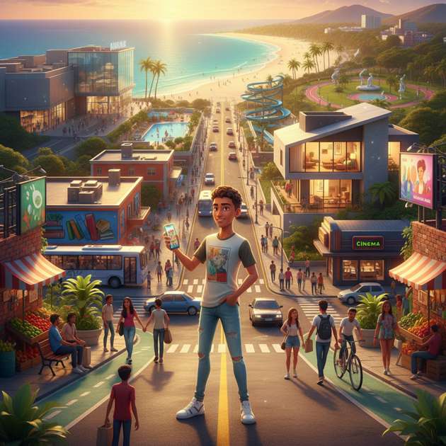 Camaçari: A Cidade Grande - Jabali AI Poster