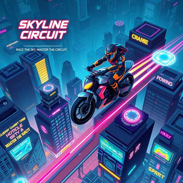 Skyline Circuit - Jabali AI Poster