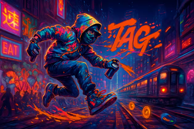 Graffiti Rush - Jabali AI Poster