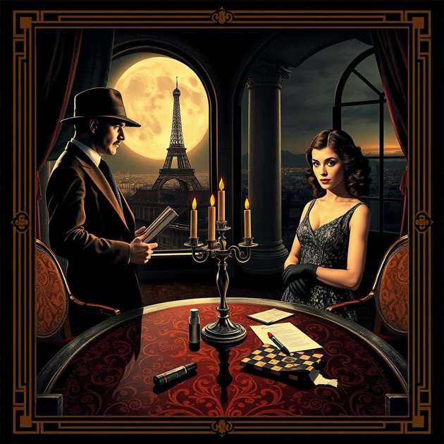 Murder at the Palais du Lys - Jabali AI Poster