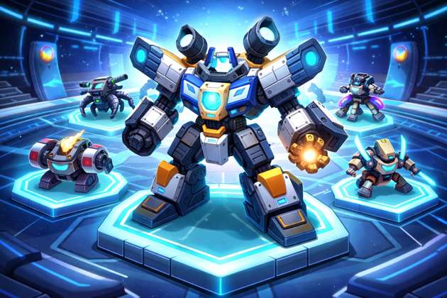 Mech Merge Mayhem - Jabali AI Poster