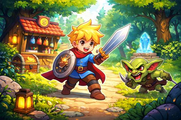 Goblin Gold Quest - Jabali AI Poster