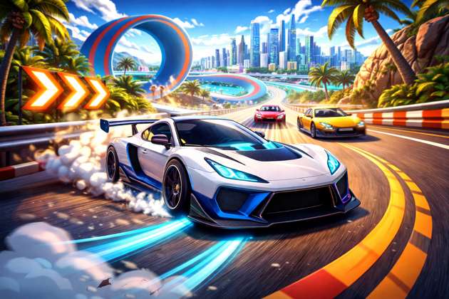 Turbo Drift 3D - Jabali AI Poster