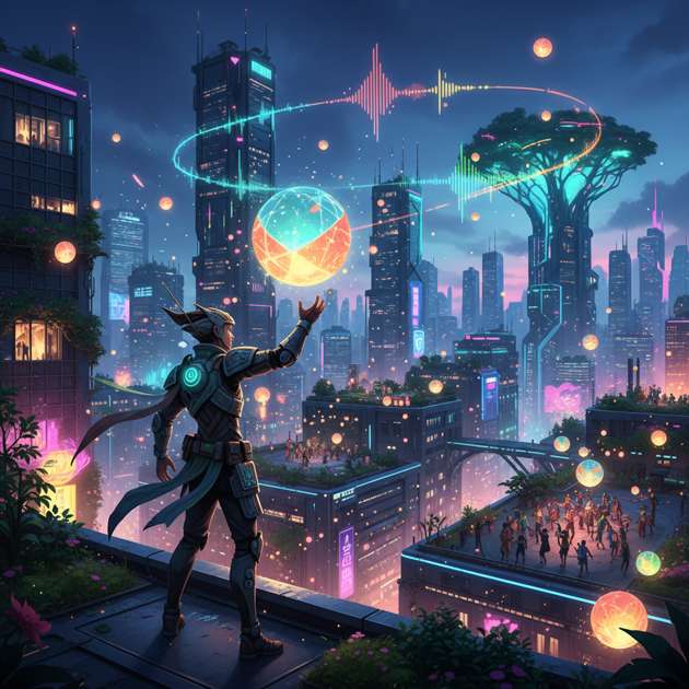 Lantern Sync City - Jabali AI Poster