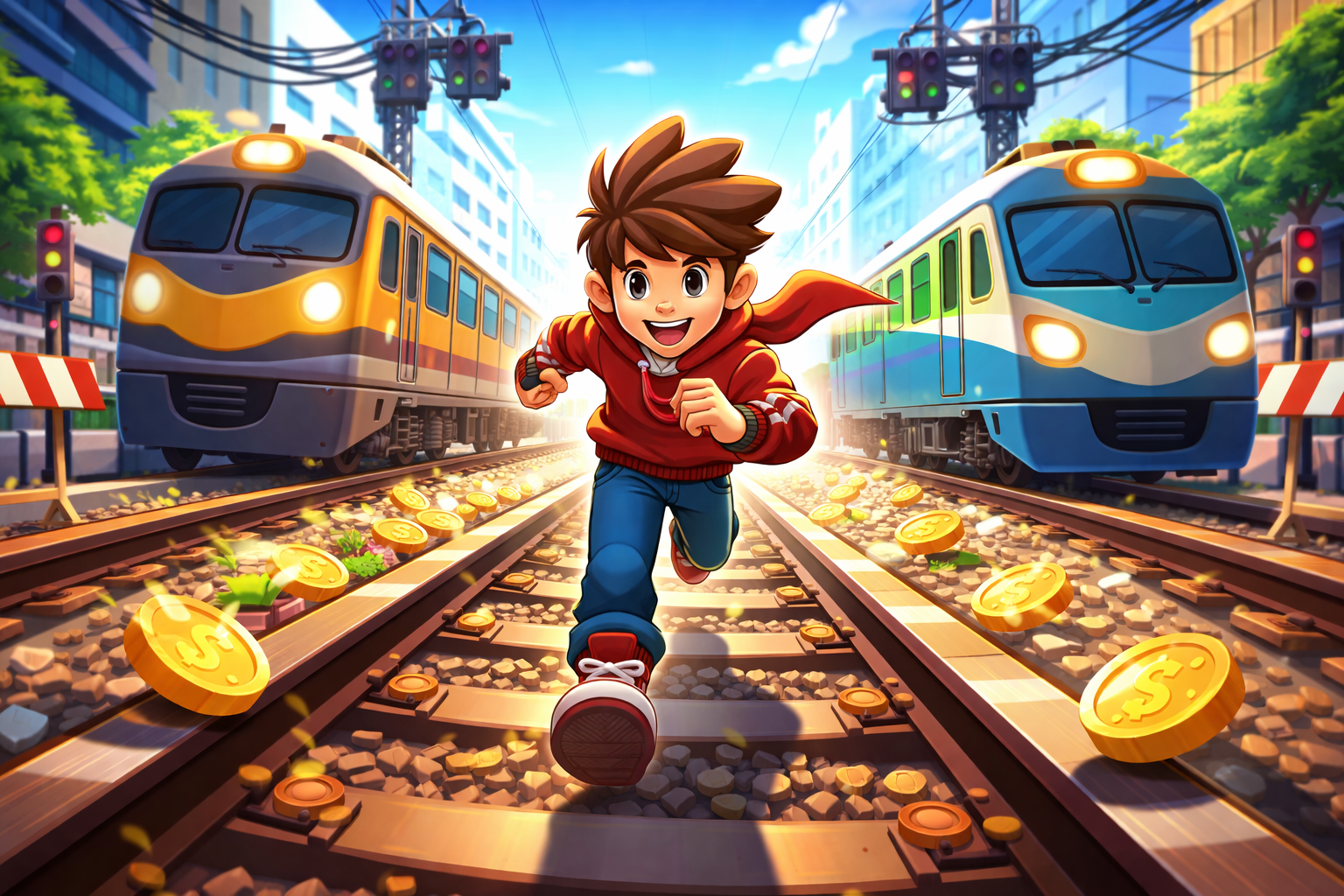 Get Free: Train Run - Instant game by Jabali AI