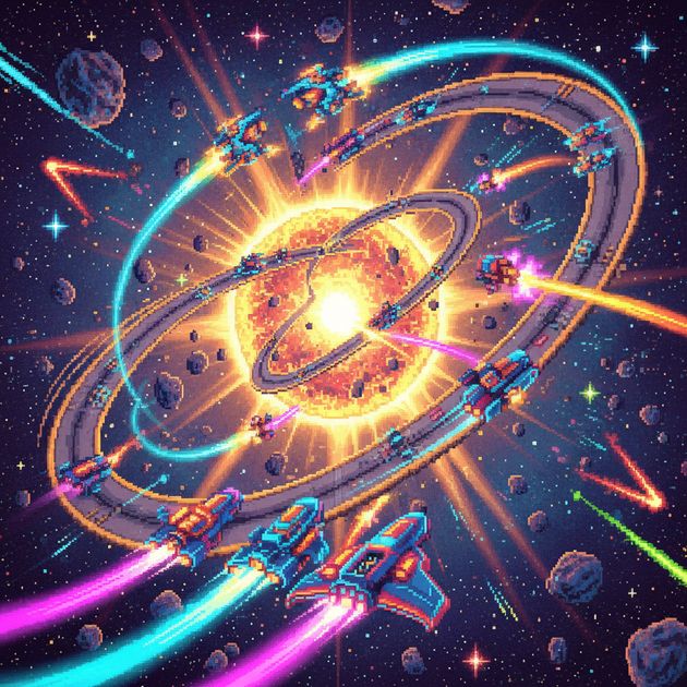 Gravity Circuit Racers - Jabali AI Poster