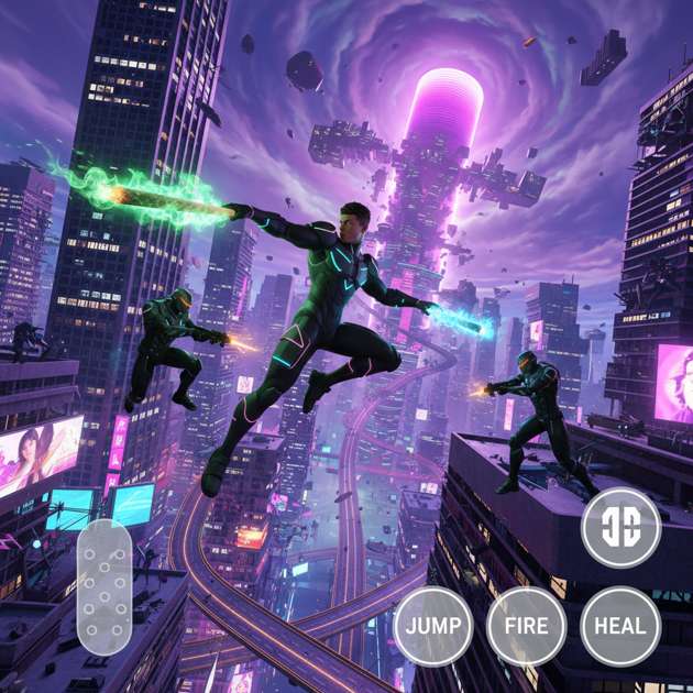 City Collapse - Jabali AI Poster