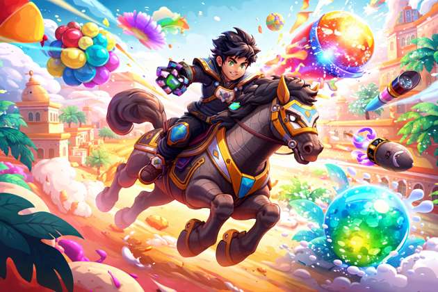 Color Cavalry Chaos - Jabali AI Poster