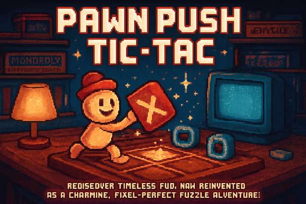 Pawn Push Tic-Tac - Jabali AI Poster
