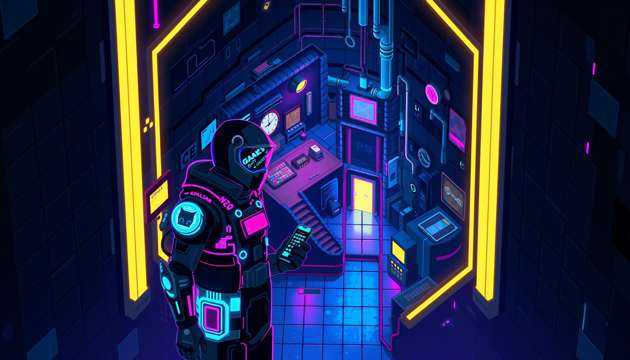 Neon Loop - Jabali AI Poster