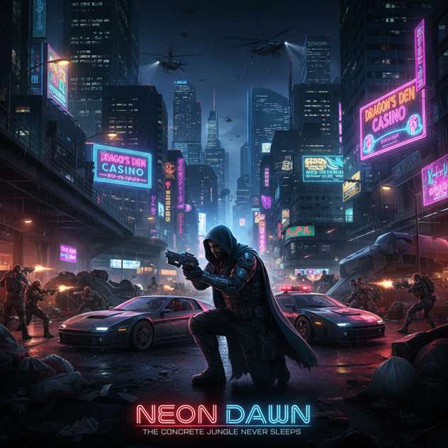 Neon City Syndicate - Jabali AI Poster