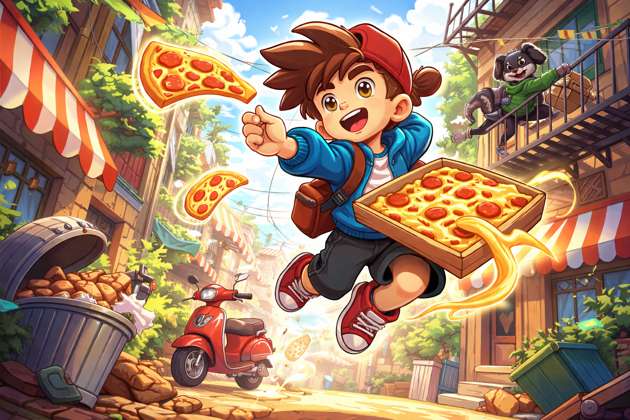 Pizza Panic - Jabali AI Poster