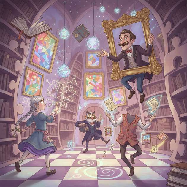 Picture Puzzles & Whimsy - Jabali AI Poster