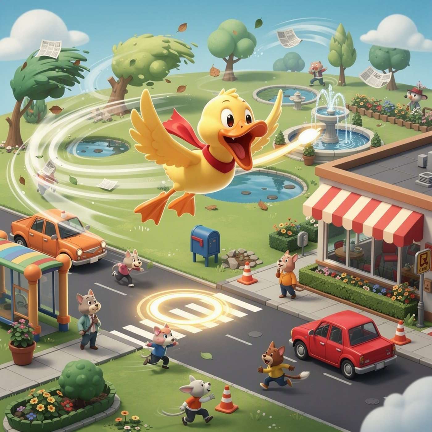 Pato ao Vento game artwork