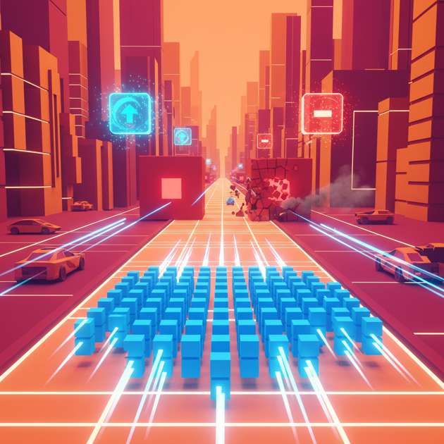 Cube Squad Run - 3D Open World by Jabali AI