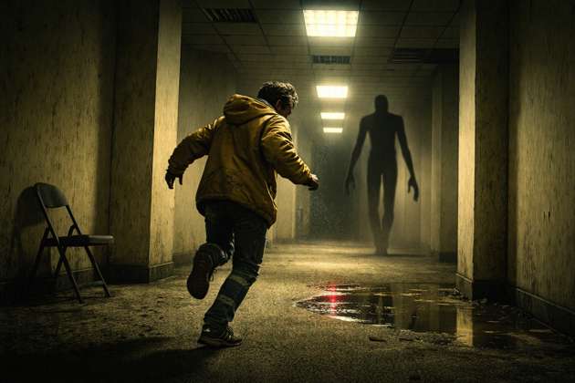 Backrooms Escape 3D - Jabali AI Poster