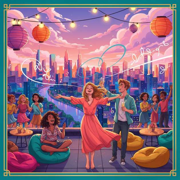 Sky Lines and Summer Promises - Jabali AI Poster