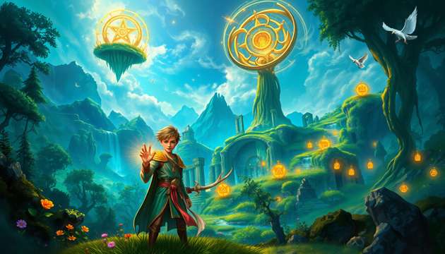 Arcane Realms: Lightbound - Jabali AI Poster