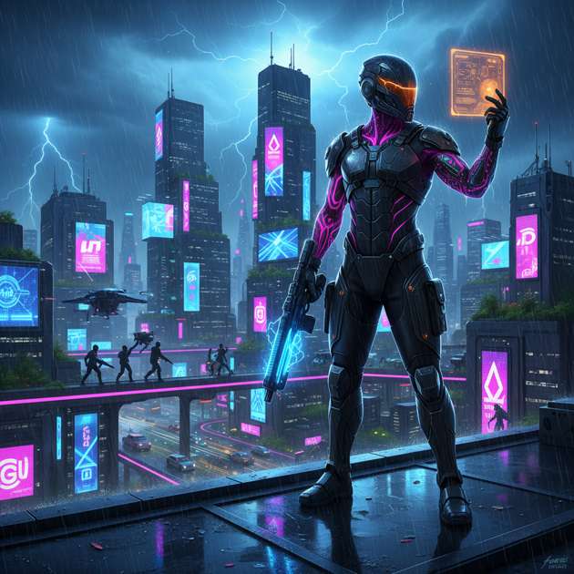 Neon Divide - 3D Open World by Jabali AI