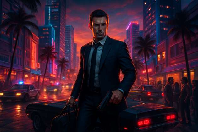 Miami After Dark - Jabali AI Poster