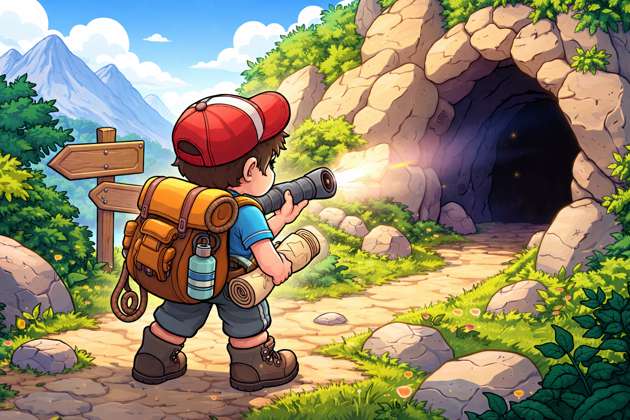 Abrar and the Mountain Treasure - Jabali AI Poster