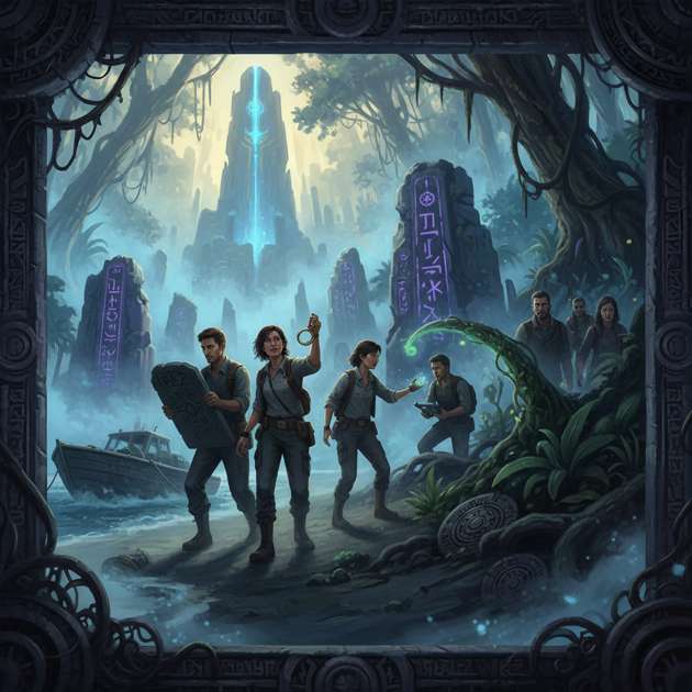 Isle of the Lost Code - Jabali AI Poster