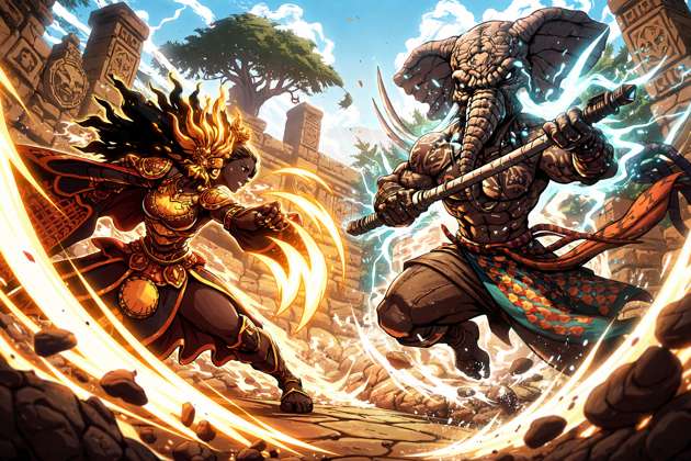 Totem Kings of Africa - Jabali AI Poster
