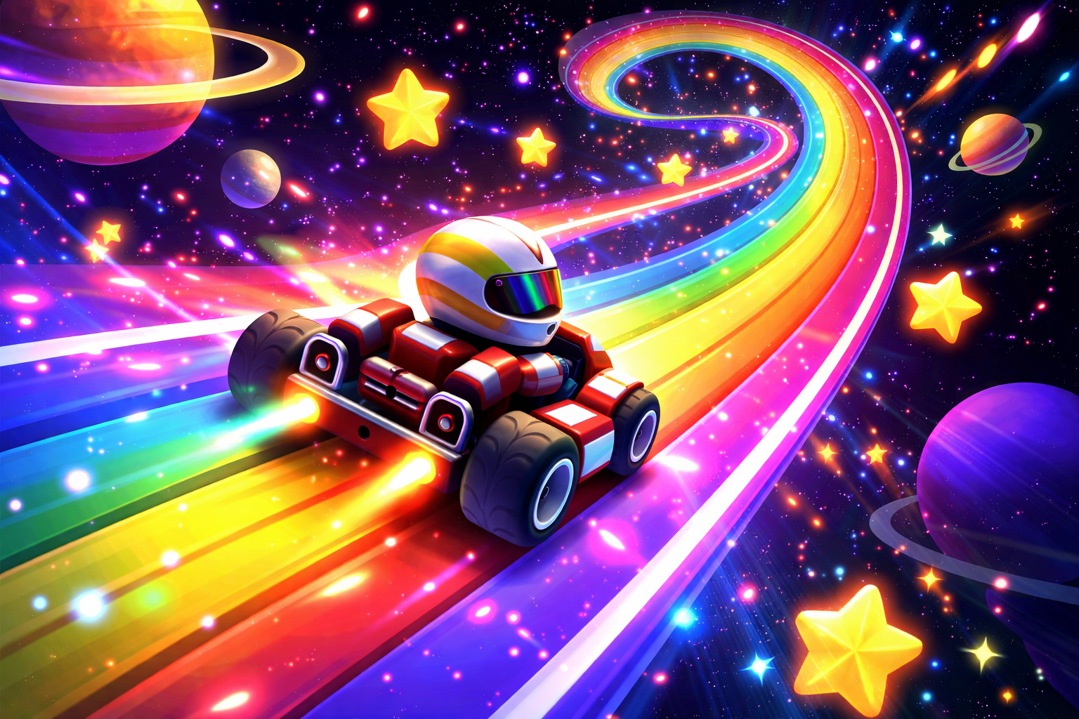 Rainbow Drift - Instant game by Jabali AI