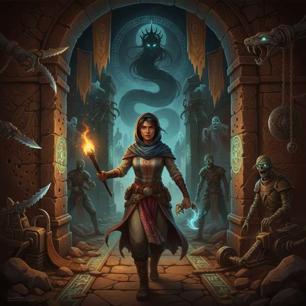 Tomb of the Serpent Queen - Jabali AI Poster